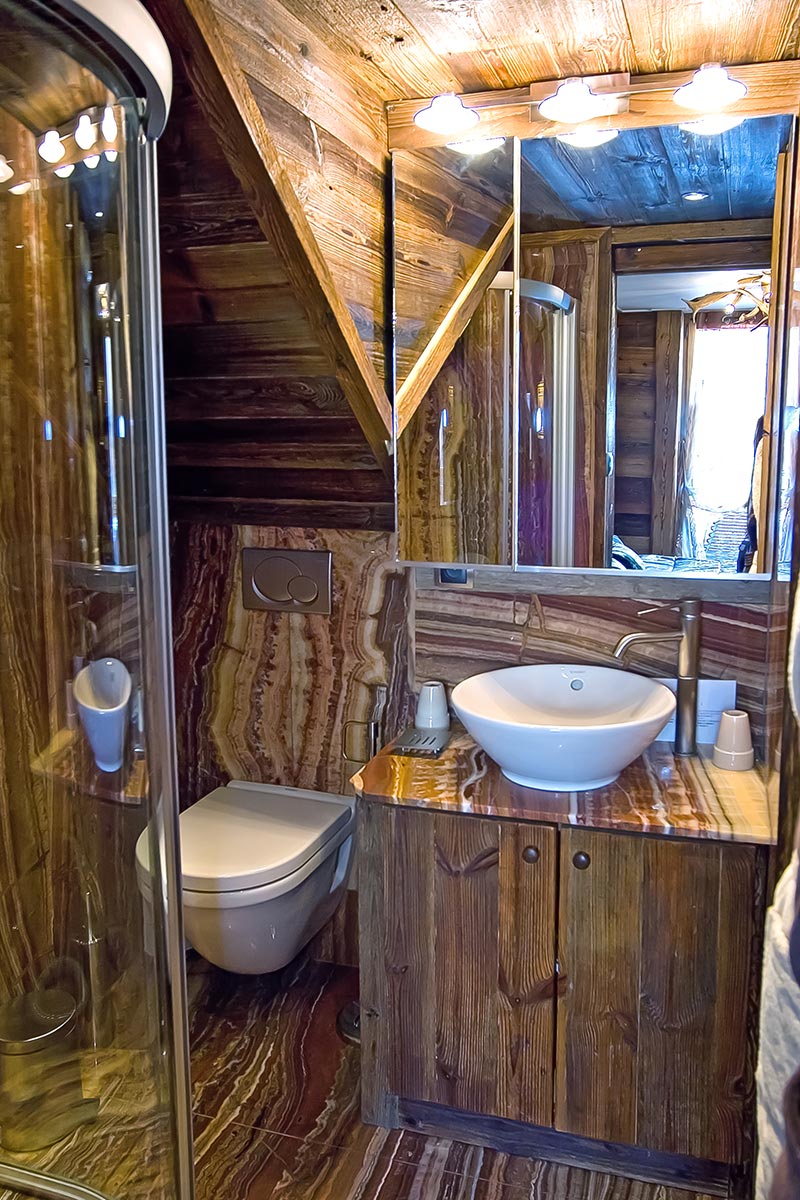 Salle de bain marbre