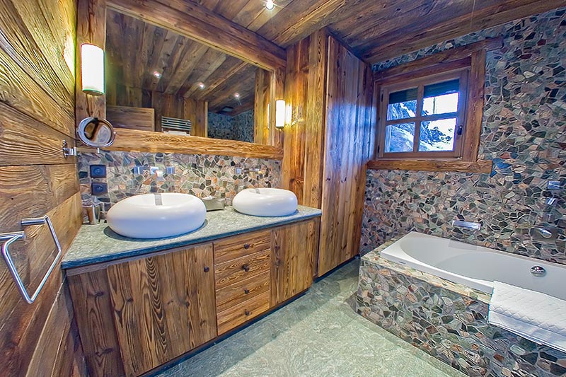 Salle de bains - Chalet Megeve